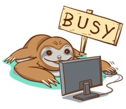 Mr.slothy sticker #2762071