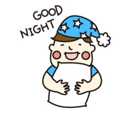 Chubby boy "Bob" sticker #2762149