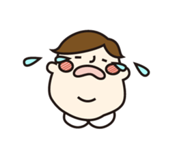 Chubby boy "Bob" sticker #2762150