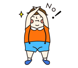 Chubby boy "Bob" sticker #2762156