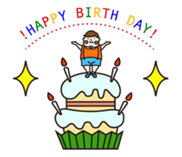 Chubby boy "Bob" sticker #2762159