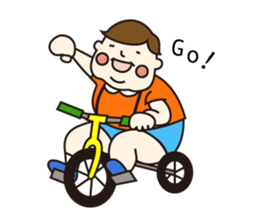 Chubby boy "Bob" sticker #2762164