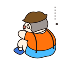 Chubby boy "Bob" sticker #2762166