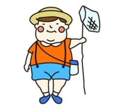 Chubby boy "Bob" sticker #2762168