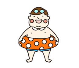 Chubby boy "Bob" sticker #2762169