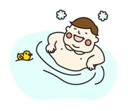 Chubby boy "Bob" sticker #2762170