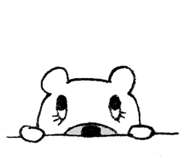 The bear which is wearing red trousers sticker #2762724