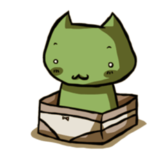 Pants cat Sticker sticker #2764068