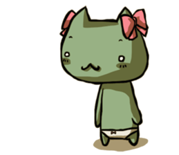 Pants cat Sticker sticker #2764073