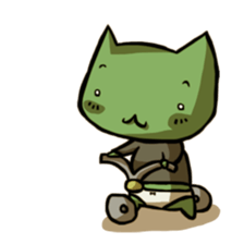 Pants cat Sticker sticker #2764074