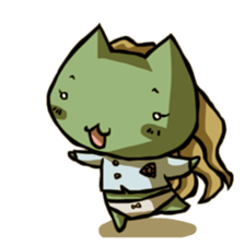 Pants cat Sticker sticker #2764076