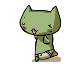 Pants cat Sticker sticker #2764090