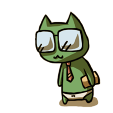 Pants cat Sticker sticker #2764094