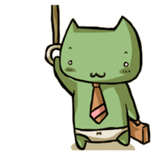 Pants cat Sticker sticker #2764100