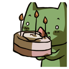 Pants cat Sticker sticker #2764104