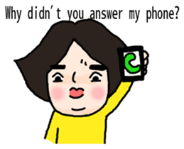 what's wrong~swing Man (ENGLISH) sticker #2764117