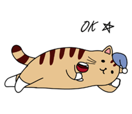 Goronekko Nap cat sticker #2764169