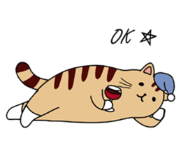Goronekko Nap cat sticker #2764169