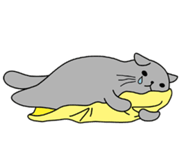 Goronekko Nap cat sticker #2764183