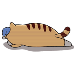 Goronekko Nap cat sticker #2764184