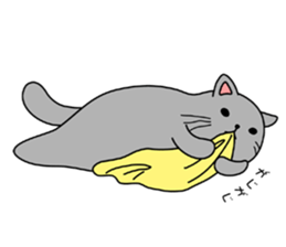 Goronekko Nap cat sticker #2764186