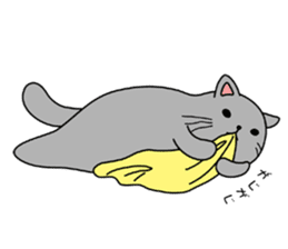 Goronekko Nap cat sticker #2764186