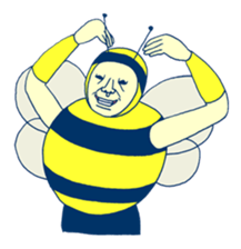 Kawaii Bee sticker #2764392
