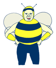 Kawaii Bee sticker #2764394