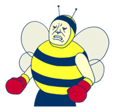 Kawaii Bee sticker #2764398