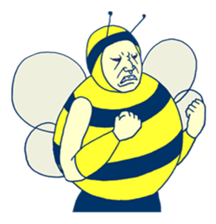 Kawaii Bee sticker #2764399