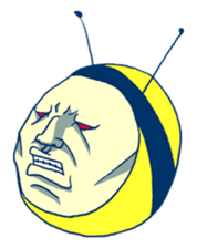 Kawaii Bee sticker #2764404