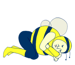 Kawaii Bee sticker #2764410