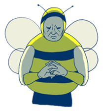 Kawaii Bee sticker #2764411