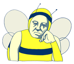 Kawaii Bee sticker #2764412