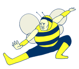 Kawaii Bee sticker #2764416