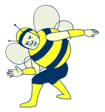 Kawaii Bee sticker #2764417