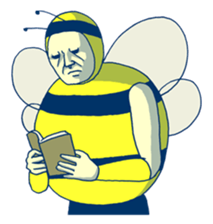 Kawaii Bee sticker #2764422