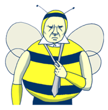 Kawaii Bee sticker #2764423