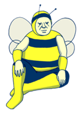 Kawaii Bee sticker #2764424