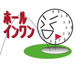 golf ball kun sticker #2764807