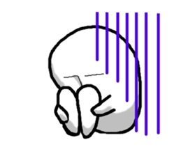 Sometimes annoying Mr.Moai sticker #2765676