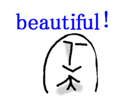 Sometimes annoying Mr.Moai sticker #2765693