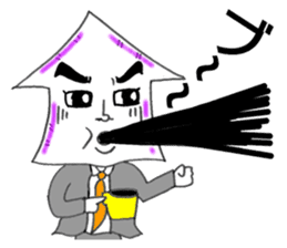 Smooth-talker! Squid the Elite Employee. sticker #2766078
