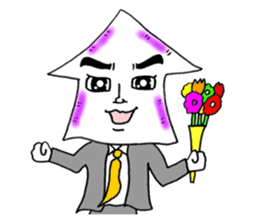 Smooth-talker! Squid the Elite Employee. sticker #2766095