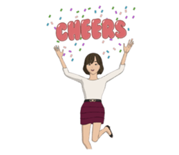 Life of Belle (office lady) sticker #2766968