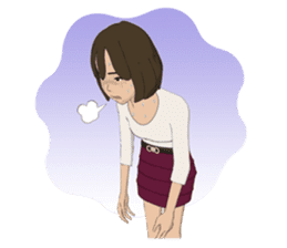 Life of Belle (office lady) sticker #2766972