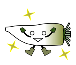 Sticker of pretty vegetables sticker #2767035