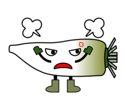 Sticker of pretty vegetables sticker #2767036