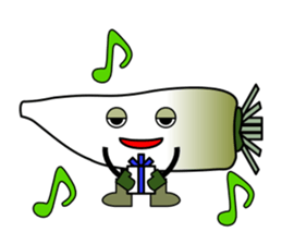 Sticker of pretty vegetables sticker #2767040