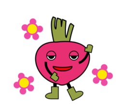 Sticker of pretty vegetables sticker #2767041